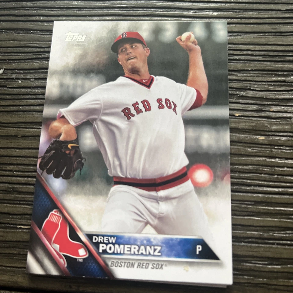 2016 Topps Update  Drew Pomeranz #US162 Boston Red Sox Foto 1 de 1