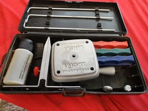 Lansky Standard Precision 3-Steine Messerschärfsystem mit Halterung & Öl in Box - Bild 1 von 4