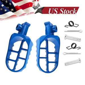 Foot Pegs Footrest For Honda XR/CRF 50 70 80 Yamaha PW50 PW80 TW200 Dirt Bike - Picture 1 of 8