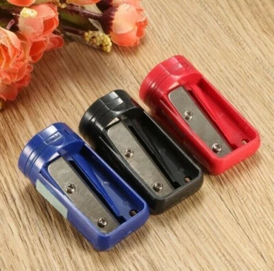 MARKENLOS 3Pcs Holzwerk Anspitzer für Zimmermannsbleistifte Spitzer Bleistift Kunststoff