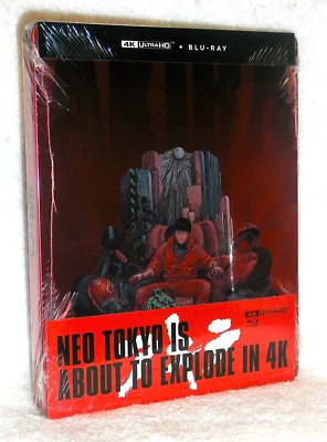 Akira (4K/Blu-ray, 2025, STEELBOOK) NE Jimmy Flinders Deanna Morris anime action - Image 1 of 4