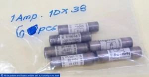 Legrand 1A gG Industrial HRC Cylindrical Cartridge Fuse 500V 10mmx38mm Lot of 6 - Picture 1 of 15