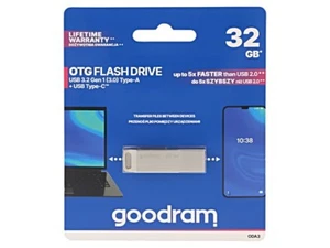 ODA3-0320S0R11 Pendrive USB 3.2 32GB Ablesen: 60MB/s Speicherung: 20MB/s GOODRAM - Bild 1 von 1