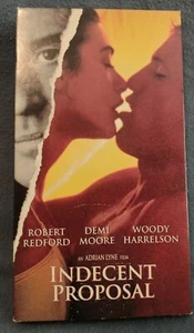 Indecent Proposal VHS  Demi Moore, Woody Harrelson,  Robert Redford  - Bild 1 von 2