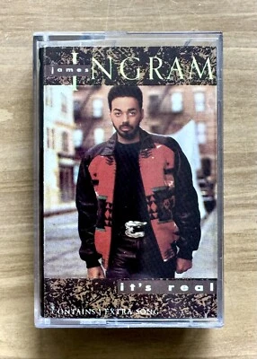 Cassette Tape ~ James Ingram ~ It’s Real ~ 11 Tracks ~ 1989 ~ !L⚪️⚪️K! - Image 1 of 4