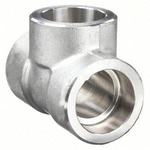 1" x 1" x 1/2" Reducing Tee 316 Stainless Steel 3000 Socket Weld Female GAV - Picture 1 of 1