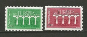EUROPA CEPT 1984 Andorra Französisch 2 postfrische Briefmarken MNH /TR1728 - Bild 1 von 1