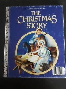 Little Golden Book The Christmas Story Vintage 1980 Hardcover By Jane Werner - Picture 1 of 10