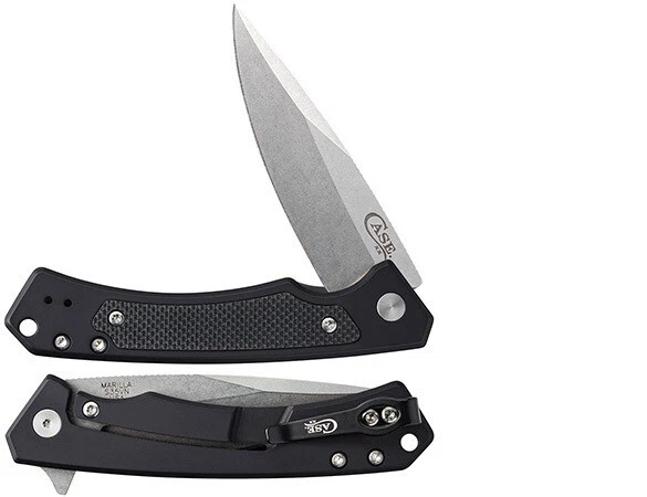 Case xx KNIVES Marilla Frame Lock Knife S35VN Steel & Black Aluminum #25880 USA
