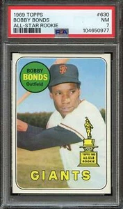 1969 Topps #630 Bobby Bonds PSA 7 (RC) Giants *INVAJ3229 - Picture 1 of 2