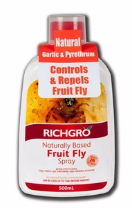 Naturally Based Fruit Fly Spray Concentrate 500mL Richgro Organic Insecticide - Picture 1 of 2