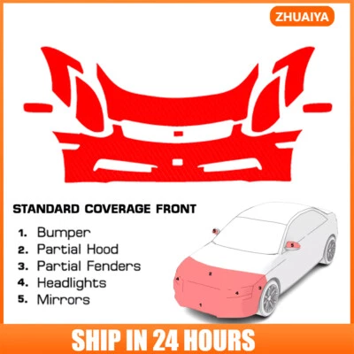 Комплект прозрачного бюстгальтера PreCut защитная пленка для Infiniti G35 Coupe 2003-2007 - Изображение 1 из 4