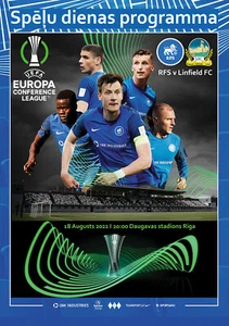 RFS Riga Latvia LINFIELD Belfast Northern Ireland 18 August 2022 ECL FAN 16 pg - Picture 1 of 1