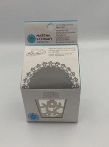 Guirnalda floral artesanal Martha Stewart borde circular perforado borde cartucho álbum de recortes - Imagen 1 de 4