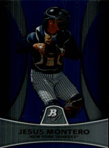 2010 Bowman Platinum Prospects Blue Refractors #PP4 Jesus Montero /99
