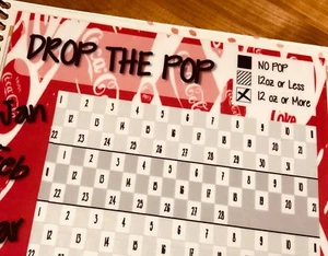 Drop the Pop (Soda Drink) Armaturenbrett-Einsatz zur Verwendung mit Erin Condren Lebensplaner - Bild 1 von 5