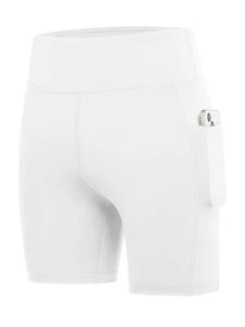 Girls 5" Spandex Volleyball Shorts Stretch Youth Athletic Gymnastics Shorts K... - Picture 1 of 7