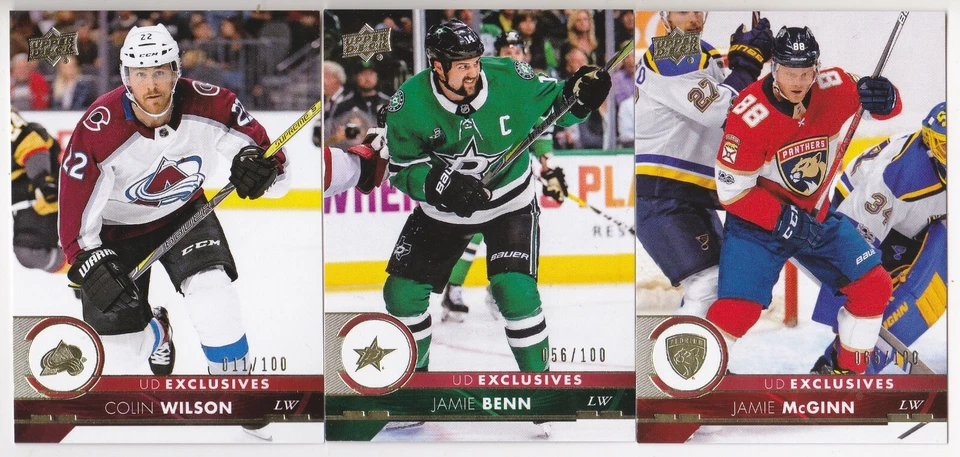 17-18 Upper Deck Jamie Benn /100 UD Exclusives Dallas Stars 2017 - Image 1 of 1