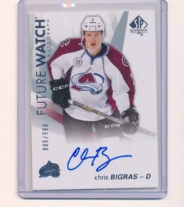 2016-17 SP AUTHENTIC FUTURE WATCH AUTO CHRIS BIGRAS #125 905/999 - Picture 1 of 1