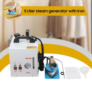 Steam Generator Ironing Station with Iron Professional Steam Iron,5L Capacity - Picture 1 of 15