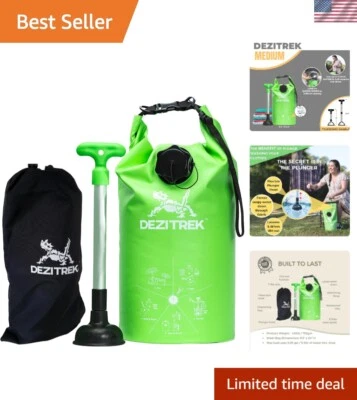 Compact 7L Travel Washing Set: Eco-Friendly Plunger and Wash Bag for Adventures - Image 1 of 4