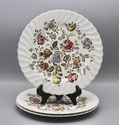 Juego de 3 platos de cena Johnson Brothers Staffordshire Ramo 9,75" SHABBY CHIC Foto 1 de 4