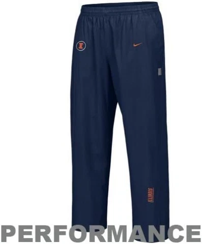 Illinois Fighting Illini Blue Hash Mark NikeFit Pants Cover