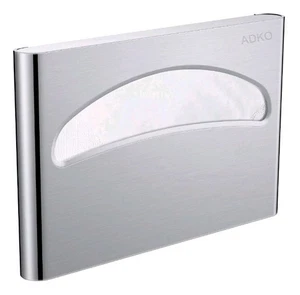 Dispensador de cubierta de asiento de inodoro comercial, montaje en pared, 250 cubiertas de asiento individual para... - Imagen 1 de 8