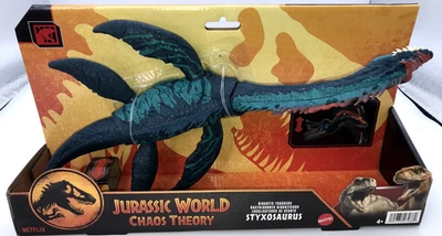Mattel Jurassic World Chaos Theory Gigantic Trackers Styxosaurus New Sealed - Image 1 of 3