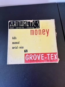 GROVE-TEX School Kit No. 100 Money Teaching Aid Coins Bills Home School Learning - Picture 1 of 24