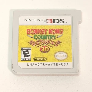 Donkey Kong Country Returns 3D 3DS Nintendo Rated E (Everyone) Cartridge Only - Bild 1 von 2