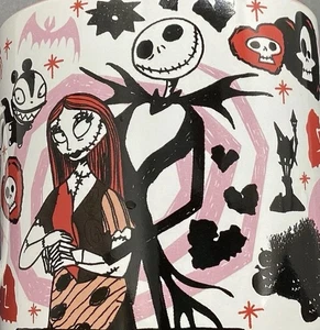 Disney Nightmare Before Christmas Hearts Jack Skellington Sally Nightmare Mug - Picture 1 of 9