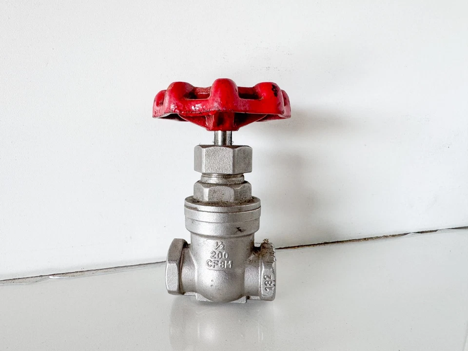 1/2" FNW Stainless Gate Valve, 200 PSI, CF8M 132 (EL17) - Image 1 of 4