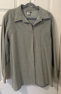 Notations mittellange hellgrüne Jacke mit Kragen 1X neu ohne Etikett - Bild 1 von 5