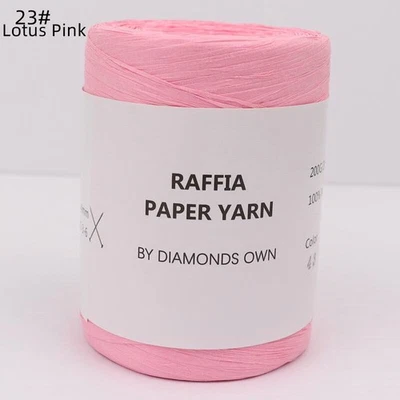 Paper Natural Fiber  Hand DIY    Summer Crochet knitting 240M Hat，Bag 1 - Image 1 of 4