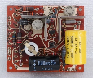 Fisher 390 Receiver Part : Power Supply PCB Board - Picture 1 of 8