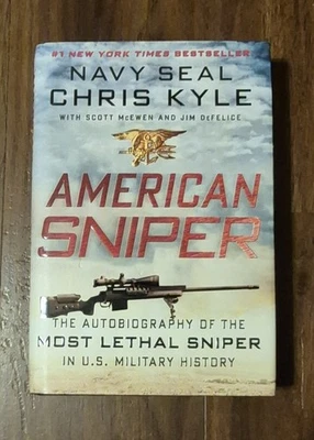 American Sniper : The Autobiography of Chris Kyle AUTOGRAPHED SIGNED Hardcover  Foto 1 de 2