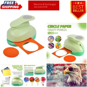 Punzone Cerchio Manuale 1,25 Pollici - Perfetto per Progetti Artigianali e Scrapbooking - Foto 1 di 11