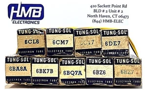 LOT OF 9 TUNG SOL VACUUM TUBES - Picture 1 of 1
