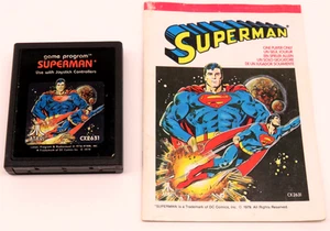 Superman (Atari 2600, 1979) By Atari (Cartridge & Multilingual Manual) NTSC - Picture 1 of 11
