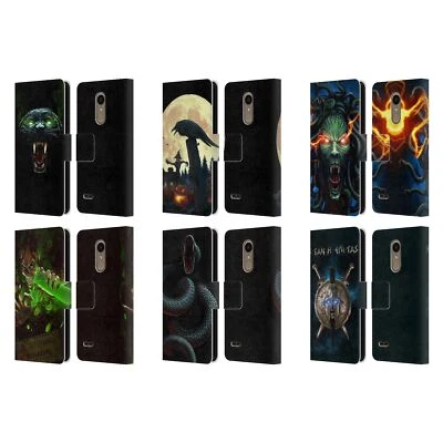 ОФИЦИАЛЬНЫЙ КОЖАНЫЙ ЧЕХОЛ-БУМАЖНИК CHRISTOS KARAPANOS HORROR 2 ДЛЯ ТЕЛЕФОНОВ LG 1 - Изображение 1 из 4