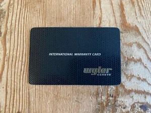 Wyler - Watch - International Warranty Card - Unsealed - Picture 1 of 2