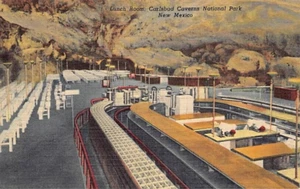 Postal casi nueva: comedor, cavernas de Carlsbad, Nuevo México, ropa de cama, sin publicar - Imagen 1 de 2