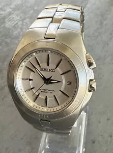 Mens Seiko Arctura Kinetic SKA201 5M62-0AL0 Watch Sapphire Crystal New Capacitor - Picture 1 of 6