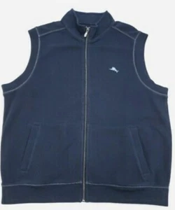 NWT$99 Tommy Bahama Swordfish Mens Full Zippered Vest M,L,XL - Picture 1 of 24