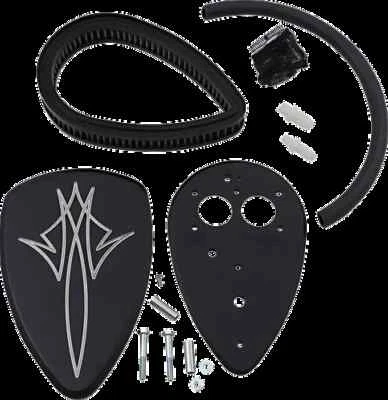 Baron Pinstripe Big Air Kit Cleaner Assembly Black Kawasaki Vulcan 900 06-21 - Image 1 of 4