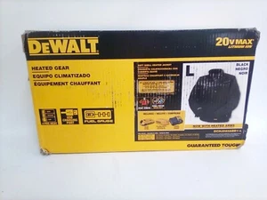 Chaqueta DEWALT DCHJ060ABD1-L con caparazón blando térmico, negra, grande *no enciende* - Imagen 1 de 6