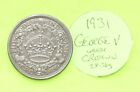 1931 King George V Silver Crown 5/- Five Shilling Coin  (28.37 grams)