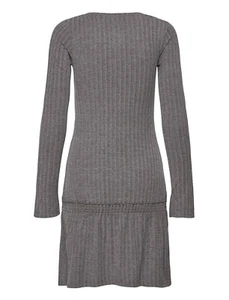 NWT Charcoal Gray Selma Pull Over Long Sleeve Sweater Dress Drop Waist Size XS, - Picture 1 of 6