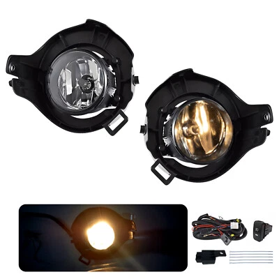 Fog Lights Bumper Driving Lamps For 2005-2012 Nissan Pathfinder 05-09 Frontier - Изображение 1 из 4